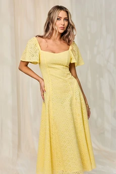 Платье 44350 желтый Golden Valley