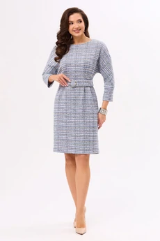 Платье 44351-1 темно-голубой Golden Valley