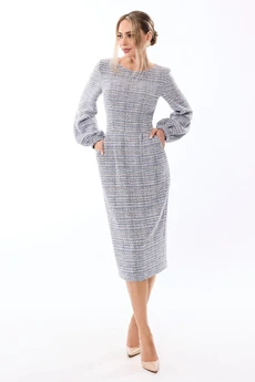 Платье 4855-2 голубой Golden Valley