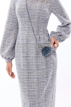 Платье 4855-2 голубой Golden Valley