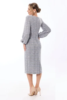 Платье 4855-2 голубой Golden Valley