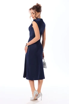 Платье 4964-1 темно-синий Golden Valley