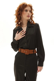 Костюм брючный 6519 черный Golden Valley