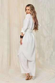 Костюм брючный 6543 белый Golden Valley