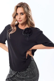 Костюм с юбкой 6686 серебро Golden Valley