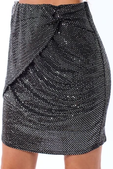 Костюм с юбкой 6686 серебро Golden Valley