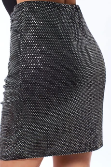 Костюм с юбкой 6686 серебро Golden Valley