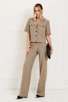 Костюм брючный 6694 бежевый Golden Valley