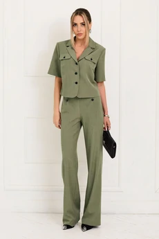 Костюм брючный 6694 зеленый Golden Valley