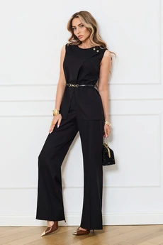 Костюм брючный 6417 черный Golden Valley