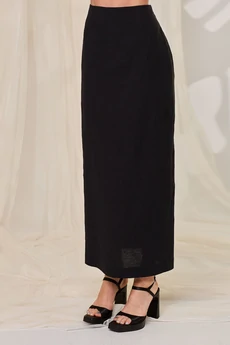 Костюм с юбкой 6716 черный Golden Valley