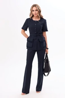 Костюм брючный 6725 темно-серый Golden Valley