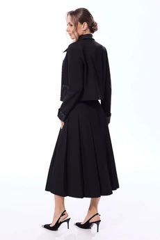 Костюм с юбкой 6734 графит Golden Valley