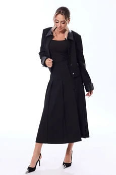 Костюм с юбкой 6734 графит Golden Valley