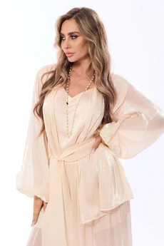 Костюм брючный 6743 бежевый Golden Valley