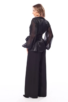 Костюм брючный 6743-1 черный Golden Valley