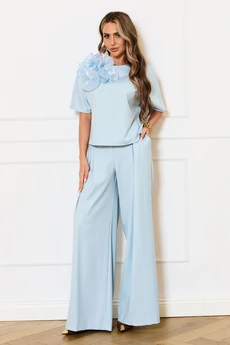Костюм брючный 6745 голубой Golden Valley