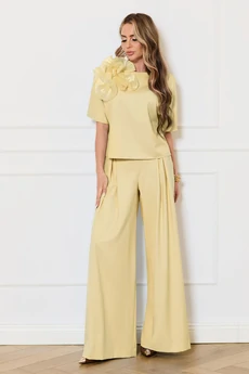 Костюм брючный 6745 желтый Golden Valley