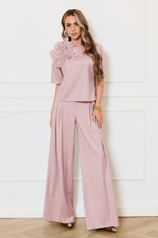 Костюм брючный 6745 розовый Golden Valley