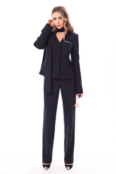 Костюм брючный 6749 черный Golden Valley