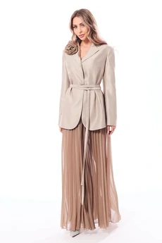 Жакет 6753 бежевый Golden Valley