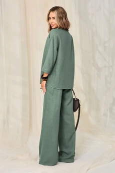 Костюм брючный 6759 зеленый Golden Valley