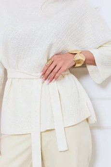 Костюм брючный 6763 бежевый Golden Valley