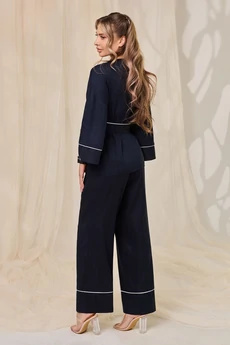 Костюм брючный 6764 темно-синий Golden Valley