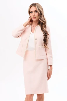 Костюм с юбкой 6770 розовый Golden Valley