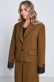 Костюм брючный 6785 коричневый Golden Valley