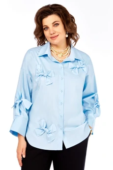 Рубашка 009 голубой Grace for you