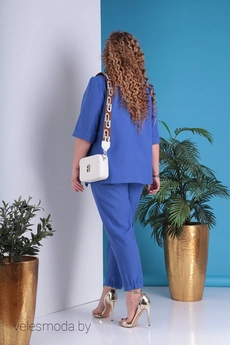 Костюм брючный 301 василек Grace for you