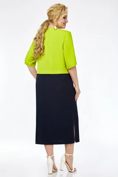 Костюм с платьем 242 олива Grace for you
