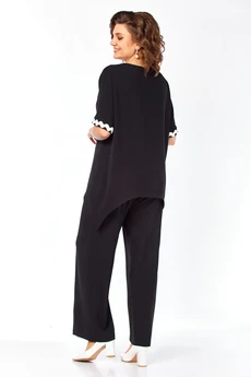 Костюм брючный 274 черный Grace for you