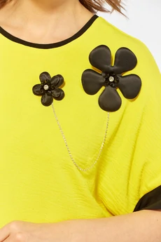 Костюм брючный 290 желтый Grace for you