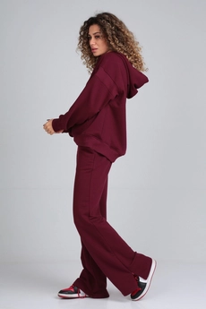 Спортивный костюм 3089-1 бордовый HIT