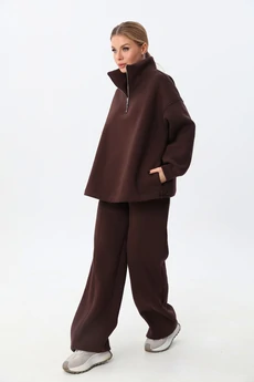 Брюки 24ICY123Ш-2 шоколад ICY Street