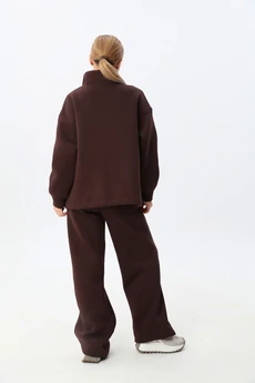 Костюм брючный 25ICY103Ш-4 шоколад ICY Street