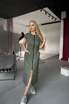 Платье 25ICY082Х хаки ICY Street