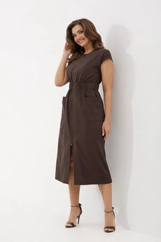 Платье 25ICY082Ш шоколад ICY Street