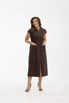 Платье 25ICY082Ш шоколад ICY Street