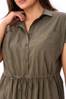 Платье 25ICY086 хаки ICY Street