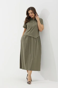 Платье 25ICY087Х хаки ICY Street
