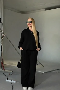 Костюм брючный 25ICY092Ч чёрный ICY Street