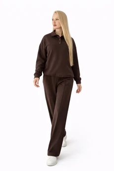 Костюм брючный 25ICY092Ш шоколад ICY Street