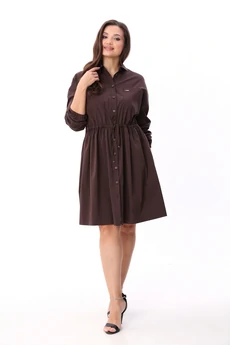 Платье 25ICY094Ш-3 шоколад ICY Street