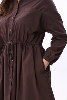 Платье 25ICY094Ш-3 шоколад ICY Street