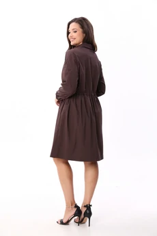 Платье 25ICY094Ш-3 шоколад ICY Street