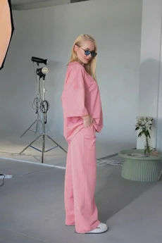 Костюм брючный 25ICY095 розовый ICY Street
