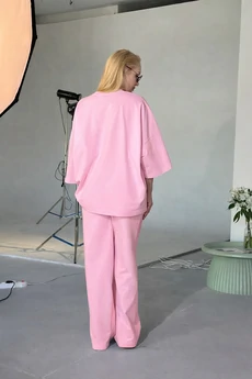 Костюм брючный 25ICY095 розовый ICY Street